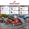 Motortakaró ponyva PREMIUM - CHOPPER - L méret - 250x100x130 cm szürke - WALSER