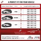 Autótakaró ponyva - beltéri - KOMBI - XL méret - Stretch - WALSER