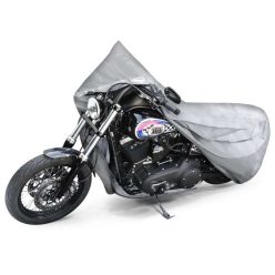   Motortakaró ponyva BASIC - L méret - 250x100x130 cm ezüst - WALSER