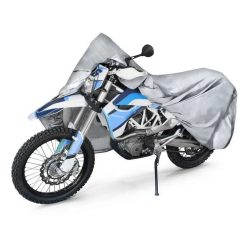   Motortakaró ponyva BASIC - XL méret - 255x110x135 cm ezüst - WALSER