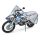 Motortakaró ponyva BASIC - XL méret - 255x110x135 cm ezüst - WALSER