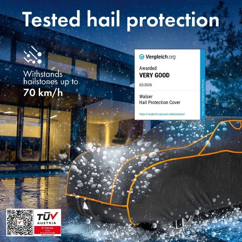 Autótakaró ponyva jégeső ellen - CAR - S méret - PERMA PROTECT B - WALSER 1-350-389