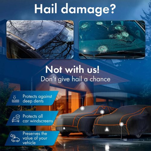 Autótakaró ponyva jégeső ellen - SUV - S méret - PERMA PROTECT B - WALSER 6-370-424