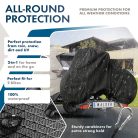 Kerékpártakaró ponyva - vízhatlan, vízlepergető 2 kerékpárhoz - WALSER