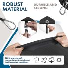 Kerékpártakaró ponyva - vízhatlan, vízlepergető 2 kerékpárhoz - WALSER