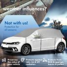 Autótakaró félponyva - WALSER All Weather - CAR 1-380-429