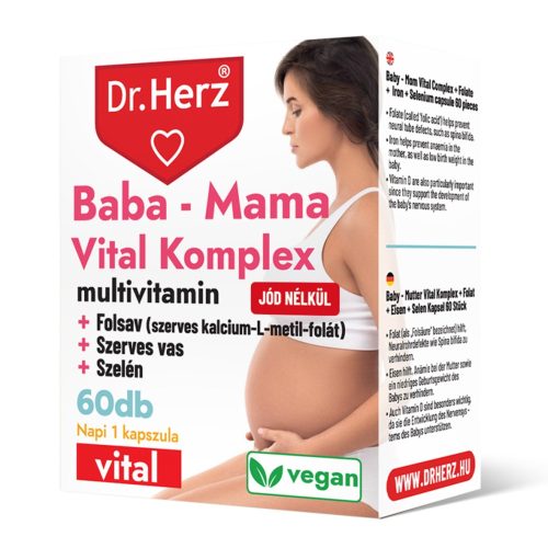 BABA-MAMA VITAL KOMPLEX - 60 db étrend-kiegészítő kapszula - Dr. Herz