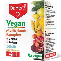   Vegan Multivitamin komplex - 60 db étrend-kiegészítő kapszula - Dr. Herz