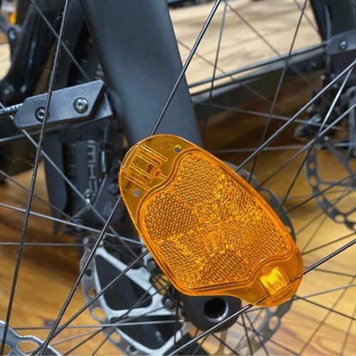 Fényvisszaverő kerékpár küllőprizma 4 db - borostyánsárga - WALSER