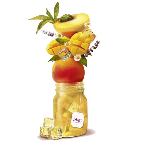 Őszibarackos-mangós jeges filteres BIO tea - YOGI TEA