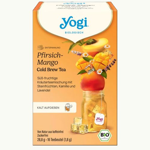 Őszibarackos-mangós jeges filteres BIO tea - YOGI TEA