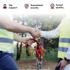 Láthatósági fényvisszaverő mellény - L méret - WALSER