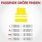 Láthatósági fényvisszaverő mellény - XXXL méret - WALSER