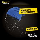 Sport sapka fényvisszaverő BODYGUARD emblémával - kék-fekete - WALSER