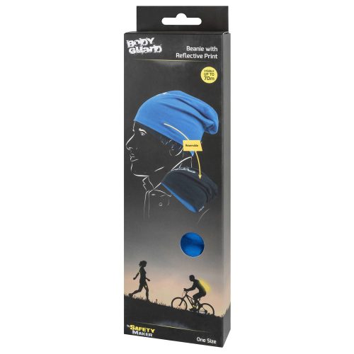 Sport sapka fényvisszaverő BODYGUARD emblémával - kék-fekete - WALSER