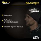 Sport sapka fényvisszaverő BODYGUARD emblémával - fekete - WALSER