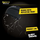 Sport sapka fényvisszaverő BODYGUARD emblémával - fekete - WALSER