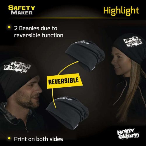 Sport sapka fényvisszaverő BODYGUARD emblémával - fekete - WALSER