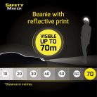 Sport sapka fényvisszaverő BODYGUARD emblémával - fekete - WALSER