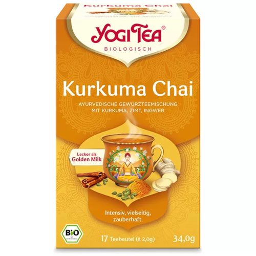 Kurkuma Chai BIO TEA - filteres YOGI TEA