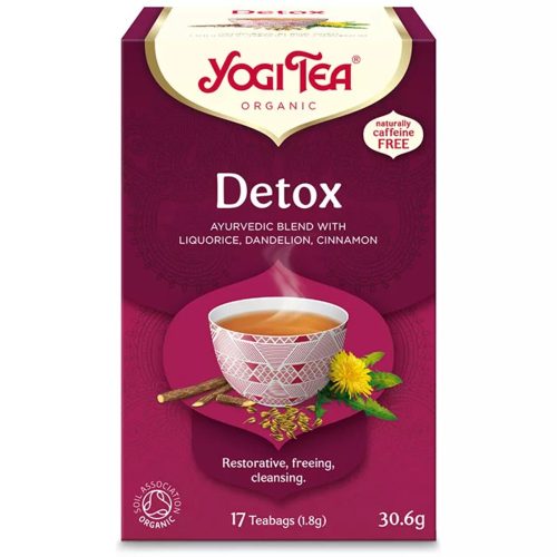 TISZTÍTÓ - MÉREGTELENÍTŐ - BIO TEA - filteres YOGI TEA