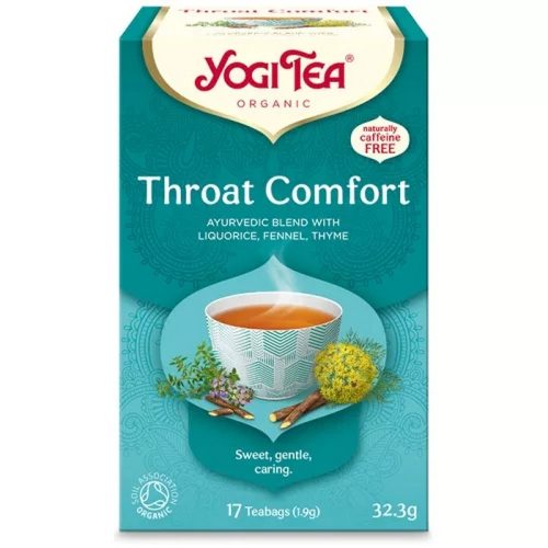 A torok kényeztetője - filteres BIO TEA - YOGI TEA