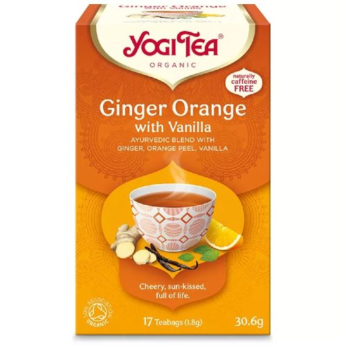 Narancsos gyömbér BIO TEA Vaníliával - YOGI TEA