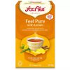 TISZTÍTÓ - MÉREGTELENÍTŐ - TEA CITROMMAL - filteres YOGI TEA