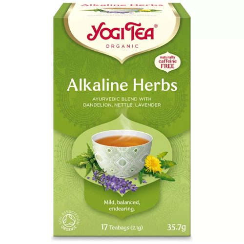 Lúgosító gyógynövényes filteres BIO TEA - YOGI TEA