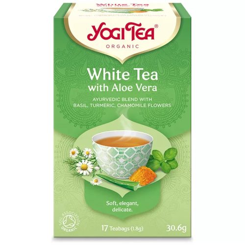 Fehér BIO TEA Aloe Verával - filteres YOGI TEA