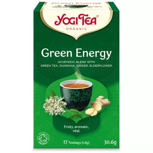 Energizáló BIO ZÖLD TEA - filteres YOGI TEA