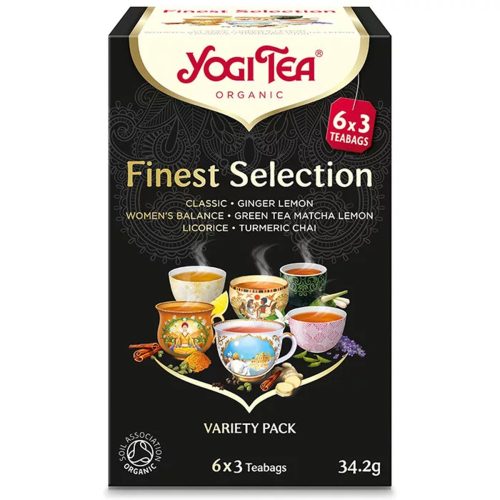 BIO Teaválogatás a legfinomabbakból - filteres YOGI TEA