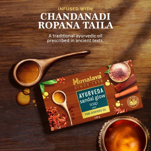 Ajurvédikus szantálfaolajos szappan - 125 g - HIMALAYA