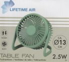 Asztali ventilátor - USB - 5V - 13 cm - LIFETIME AIR