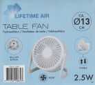 Asztali ventilátor - USB - 5V - 13 cm - LIFETIME AIR