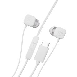 Fülhallgató Square - TYPE-C - fehér - MAXELL