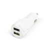 Autós szivargyújtó adapter - 2xUSB aljzattal - 2,4 A - Fehér