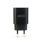 Hálózati Adapter USB + Type-C PD20W gyorstöltéssel - DELIGHT