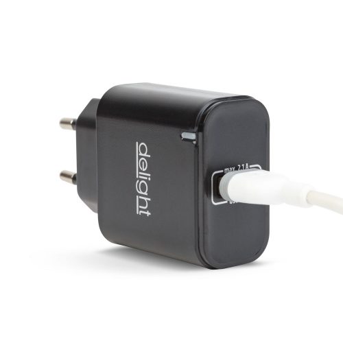 Hálózati adapter USB 2,1 A - DELIGHT