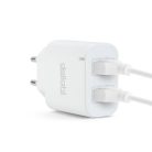 Hálózati adapter 2 USB - 55045-2WH