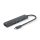 Multifunkciós USB Hub - HDMI + Type-C 3.0 - 3xUSB-A, 1xType-C - 5 Gbps, 100 W