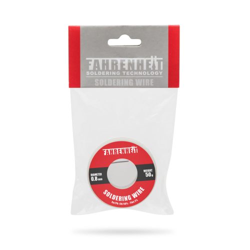 Forrasztó ón 0,8 mm 50 g - FAHRENHEIT
