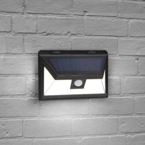 Mozgásérzékelős szolár reflektor - 3 COB LED - PHENOM
