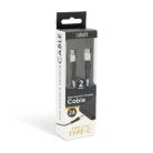 Adatkábel - Type-C-Type-C fehér 2 m - DELIGHT
