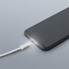 Adatkábel - USB Type-C LED fénnyel, ezüst 1 m - 55442C-WH