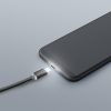 Adatkábel - iPhone "lightning" LED fénnyel fekete 1 m - 55442I-BK