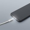 Adatkábel - iPhone "lightning" LED fénnyel ezüst 1 m - 55442I-WH