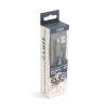 Adatkábel - USB Type-C 90°-os kialakítás fekete - 2 m - 2 A - 55444C-BK