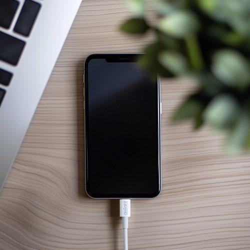 Adatkábel - USB Type-C - Type-C - fehér 1 m 3A - DELIGHT