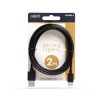 Adatkábel - USB Type-C - fekete - 2 m - 55550BK-2